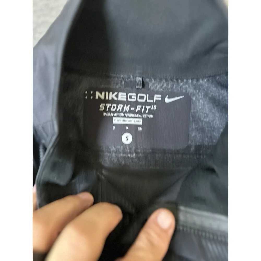 Nike Golf Storm-FIT 10 Rain Jacket Men's‎ Small Black Full Zip